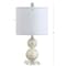 Jonathan Y Bailey 19" Seashell LED Table Lamp, Ivory JYL1023A - alternate 3