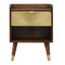 Homeroots 23" Brown Solid Wood One Drawer Nightstand 701707 - alternate 1
