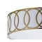 Jonathan Y Aria 3-Light 15.5" Metal LED Flush Mount, Brass JYL3503A - alternate 3