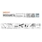 Cmt RECIPROCATING SAW BLADES for WOOD&METAL (BIM) 6inx 10-14TPI (5-PCS.) JS922VF-5 - alternate 2