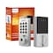 Philips Smart Wi-Fi Door Lock with Push Button Lighted Keypad Pin Code, Fingerprint Scanner DDLOM1042X-1HW-SL - alternate 1