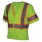 Reflective Apparel ANSI Type R Class 3 Seven Pocket Mesh Breakaway Vest 504ST-LM-MD - alternate 2