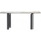 Leisuremod Astra Modern Dining Table with Stainless Steel Base with Sintered Stone Top ATSS-55CG-S - alternate 3
