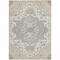 Homeroots 3' X 5' Beige Ivory And Gray Oriental Washable Indoor Outdoor Area Rug 596608 - alternate 3