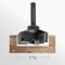 Powertec Slab Flattening Router Bit - 3-Wing Carbide Inserts with 1/4in Shank, 1-1/2in Cutting Diameter, 2PK 73053-P2N - alternate 3