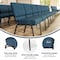 Flash Furniture Blue Fabric Church Chair, PK4 4-FD-CH0221-4-GV-BLUE-GG - alternate 5