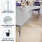 Flash Furniture Commercial Adjustable Height Kidney Activity Table with Locking Casters-Gray XU-A4896-KIDNY-GRY-T-A-CAS-GG - alternate 2