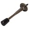 Prosource Heavy-Duty Rigid Door Stop, 15/16 in Dia Base, 3-1/8 in Projection, Die-Cast Zinc & Plastic H20-Z021C-PS - alternate 2
