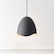 Jonathan Y Luella 11.75" 1-Light Bohemian Coastal Adjustable Plaster-Look Organic Scalloped Dome Metal LED Pend JYL9209B - alternate 4