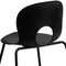 Flash Furniture Black Plastic Stack Chair, PK5 5-RUT-NC258-BK-GG - alternate 6
