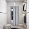 Sartodoors Sliding Closet Bi-fold Doors Grey Solid Core Modern Interior VEREGIO7411BF-GRE-60 x 96 (2* 30x96) - alternate 3