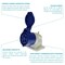 Walther-Werke Pin and Sleeve Receptacle, 30A, 3Ã¸Y 120/208 or 230, 3 Phase, 3 Pole, Blue, NEMA Not Rated 534509 - alternate 5
