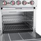 Koolmore 24 in. 4 Burner Commercial Liquid Propane Range with Oven in Stainless-Steel KM-CR24-LP - alternate 4