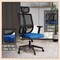Leisuremod Nift Mesh Ergonomic Swivel Office Chair with Headrest NO62BU - alternate 3