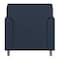 Flash Furniture HERCULES Diplomat Navy LeatherSoft Chair with Clean Line-Stitched Frame and Chrome Legs BT-827-1-NVY-CHR-GG - alternate 5
