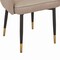 Leisuremod Allure Modern Tufted PU Leather Accent Dining Chair with Arms ACA52TP - alternate 4