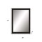 Homeroots 41" Dark Brown Accent Mirror 632749 - alternate 3