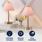 Jonathan Y Cordelia 11.2 in. Vintage Metal Cordless Rechargeable Integrated Dimmable LED Table Lamp w/Touc, 2PK JYL5516B-SET2 - alternate 5