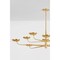 Hudson Valley Lighting Taormina 10 Light Integrated LED Chandelier in Vintage Gold Leaf 4563-VGL - alternate 4