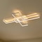 Jonathan Y Palco 39" Contemporary Minimalist Metal Adjustable Dimmable Geometric Integrated LED Flush Mount, Whi JYL7152B - alternate 5