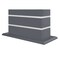 Homeroots 52" Dark Gray Wood And Faux Crystal Pedestal Coffee Table 564215 - alternate 4
