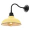 Jonathan Y Aurora 12.25" 1-Light Farmhouse Industrial Iron LED Gooseneck Arm Outdoor Sconce, Matte Yellow JYL7613H - alternate 1