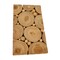 Homeroots Natural Tree Stump Slice Teak Reclaimed Wood Decorative Wall Panels 617484 - alternate 1