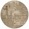 Homeroots 8' Brown And Beige Round Abstract Washable Indoor Outdoor Area Rug 609210 - alternate 5