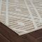 Homeroots 5' X 8' Cream and Brown Geometric Distressed Indoor Outdoor Area Rug 559050 - alternate 5