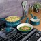 Spice By Tia Mowry Savory Saffron 7 Piece Nonstick Aluminum Cookware Set with Nylon Utensils in Teal 96237.07RR - alternate 3