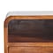 Homeroots 10" Brown Solid Wood Square One Drawer Nightstand 653818 - alternate 5