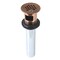 Kingston Brass Grid Drain with Overflow, Antique Copper KB500AC - alternate 1