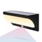Techko Outdoor Solar Aluminum Rounded Wall Sconce with Motion Sensor & LED Lightbar, 8PK SML-3207-1-8PK - alternate 1