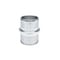 Hps Performance 1 in OD x 2 in L, Billet 6061 Aluminum Joiner Hose Union Connector, Anodized Silver AHU-100-SL - alternate 3