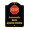 Signmission Black & Gold, 18 Inch x 24 Inch, Heavy Gauge Aluminum A-DES-BG-1824-9885 - alternate 1