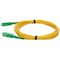 Add-On Addon 3M Asc (Male) To Asc (Male) Yellow Os2 Simplex Riser Fiber ADD-ASC-ASC-3MS9SMF - alternate 4