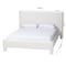 Baxton Studio Laria Modern White Teddy-Bear Fabric King Size Platform Bed 253-14062-ZORO - alternate 5