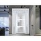 Vdomdoors Front Exterior Prehung FiberGlass Door Frosted Glass / Manux 8552 White Silk / 2 Sidelight and Tran MANUX8552EXD-WS-W14+30+14 x H80+14-RH - alternate 3