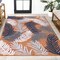 Jonathan Y Montego High-Low Tropical Palm Orange/Navy/Ivory 4 ft. x 6 ft. Indoor/Outdoor Area Rug HWC101A-4 - alternate 4