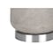 Homeroots 29" Gray and Silver Cylinder Table Lamp With Ivory Drum Shade 545850 - alternate 4
