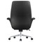 Leisuremod Summit Office Chair in Faux Leather & Aluminum Frame with Adjustable Height, Swivel & Tilt, Black SO21BLL - alternate 2