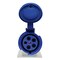 Walther-Werke Pin and Sleeve Receptacle, 60A, 3Ã¸Y 120/208 or 230, 3 Phase, 3 Pole, Blue, NEMA Not Rated 564509 - alternate 3