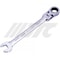 Jtc Auto Tools Flexible combination gear wrench, 8mm, 72-tooth, 5-degree adjustable angle 3450 - alternate 1