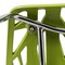 Leisuremod Modern Asbury Dining Chair with Chromed Legs, Green, 4PK AC16G4 - alternate 4