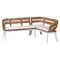 Bali & Pari Ubud Seagrass Dining Nook Bench Set 260-14184-14185-ZORO - alternate 1