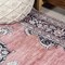 Jonathan Y Bausch Bohemian Distressed Chenille Non-Slip Washable Dark Pink/Black/White 5ft x 8ft Area Rug WSH201B-5 - alternate 3