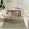 Homeroots 6' X 9' Green Geometric Indoor Outdoor Area Rug 572886 - alternate 2