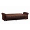Homeroots 89" Dark Brown Chenille Convertible Futon Sleeper Sofa And Toss Pillows With Storage 607149 - alternate 5