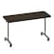 Correll Rectangle Premium Sit To Stand HPL Flip Top Table, 60 in W, 28 in to 38 in H, Particleboard Top FTS2460-01-14-01 - alternate 1