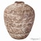 Uniquewise 6ft Textured Vintage Inspired Ceramic Vase Perfect for Displaying Faux Flowers & Branches, Brown QI004791.S - alternate 1